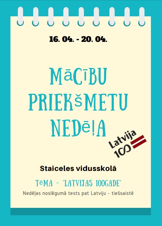 prieksmetu nedela